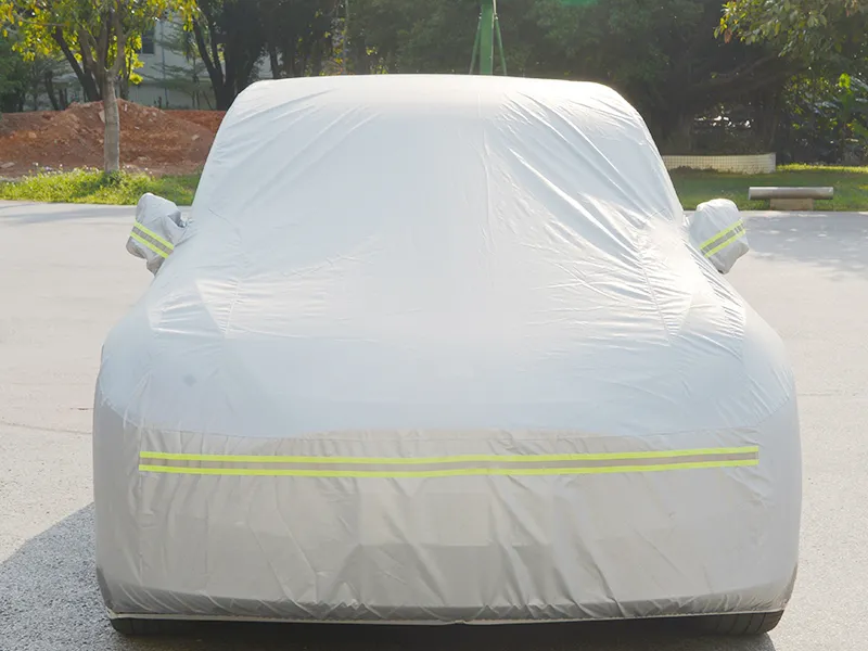 M1-002B Tesla MODEL Y Special Custom Silver Thin Full Cover Car Cover