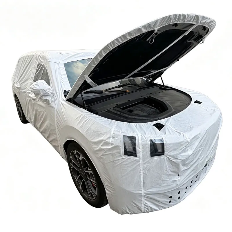 Transport hood protective cover